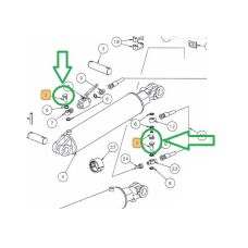 Штуцер гідроциліндра Kverneland PN100 KK012551